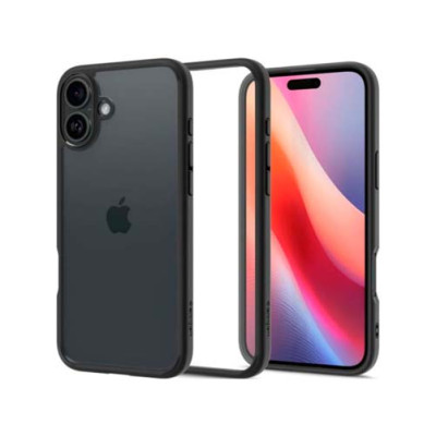 Чехол SPIGEN ULTRA HYBRID для IPHONE 16 MATTE BLACK
