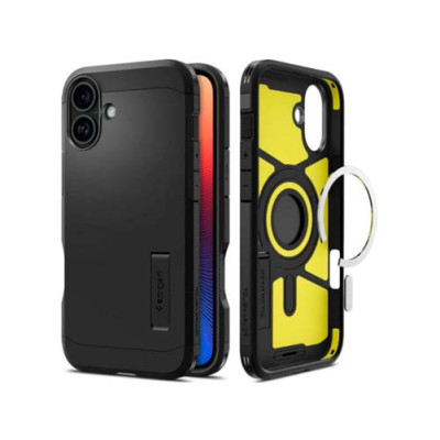 Чехол SPIGEN TOUGH ARMOR MAG MAGSAFE для IPHONE 16 BLACK