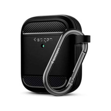 Чехол SPIGEN RUGGED ARMOR для APPLE AIRPODS MATTE BLACK