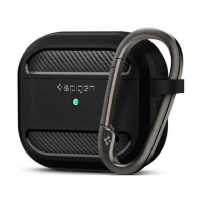 Чехол SPIGEN RUGGED ARMOR для APPLE AIRPODS 3 MATTE BLACK