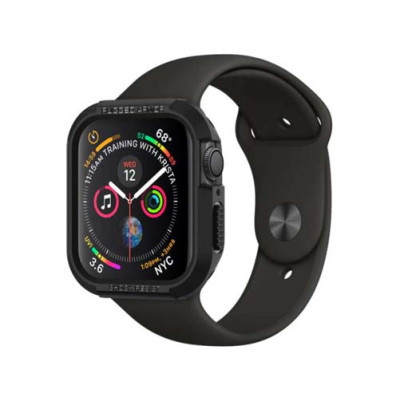 Чехол SPIGEN RUGGED ARMOR для APPLE WATCH 4 / 5 / 6 / 7 / 8 / 9 / SE (40 / 41 MM) BLACK