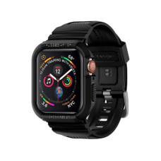 Ремешок с чехлом SPIGEN RUGGED ARMOR ”PRO” для APPLE WATCH 4 / 5 / 6 / 7 / 8 / 9 / SE (44 / 45 MM) BLACK