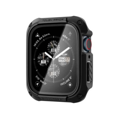 Чехол SPIGEN TOUGH ARMOR для APPLE WATCH 7 / 8 / 9 (45 MM) BLACK