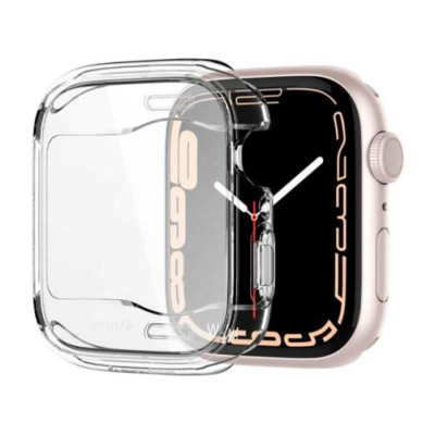 Чехол SPIGEN ULTRA HYBRID для APPLE WATCH 7 / 8 / 9 (41 MM) CRYSTAL CLEAR