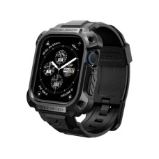 Ремешок с чехлом SPIGEN TOUGH ARMOR ”PRO” для APPLE WATCH 7 / 8 / 9 (45 MM) METAL BLACK