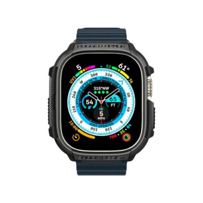 Чехол SPIGEN RUGGED ARMOR для APPLE WATCH ULTRA 1 / 2 (49 MM) MATTE BLACK