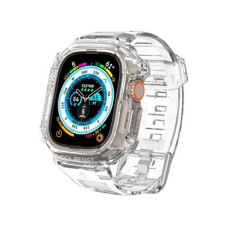 Ремешок с чехлом SPIGEN RUGGED ARMOR ”PRO” для APPLE WATCH ULTRA 1 / 2 (49 MM) CRYSTAL CLEAR