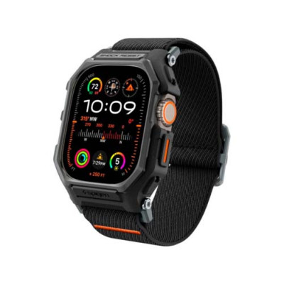 Ремешок с чехлом SPIGEN LITE FIT ”PRO” для APPLE WATCH ULTRA 1 / 2 (49 MM) MATTE BLACK