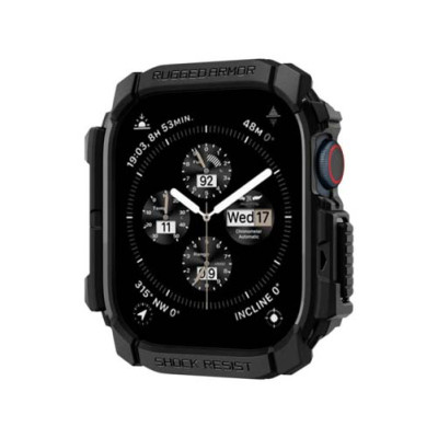 Чехол SPIGEN RUGGED ARMOR для APPLE WATCH 10 (42 MM) MATTE BLACK