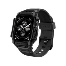 Ремешок с чехлом SPIGEN RUGGED ARMOR ”PRO” для APPLE WATCH 10 (42 MM) MATTE BLACK