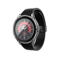 Чехол с защитным стеклом SPIGEN THIN FIT & TEMPERED GLASS для GALAXY WATCH 5 PRO (45 MM) CRYSTAL CLEAR