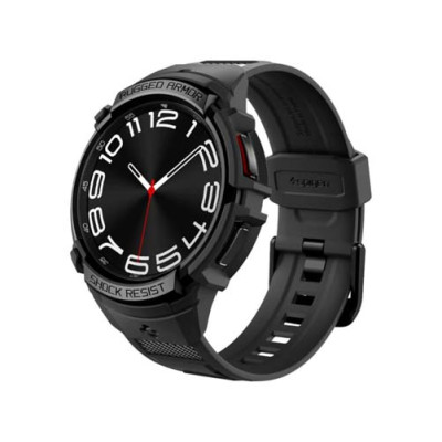 Ремешок с чехлом SPIGEN RUGGED ARMOR ”PRO” для GALAXY WATCH 6 CLASSIC (43 MM) BLACK