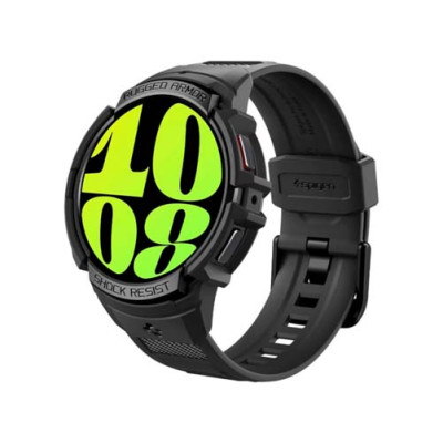 Ремешок с чехлом SPIGEN RUGGED ARMOR ”PRO” для GALAXY WATCH 6 (44 MM) BLACK