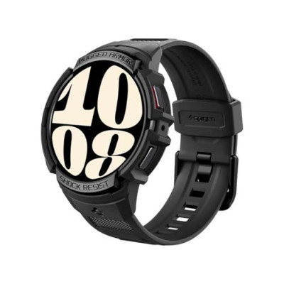 Ремешок с чехлом SPIGEN RUGGED ARMOR ”PRO” для GALAXY WATCH 6 (40 MM) BLACK