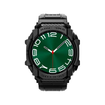 Ремешок с чехлом SPIGEN RUGGED ARMOR ”PRO” для SAMSUNG GALAXY WATCH ULTRA (47 MM) MATTE BLACK