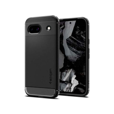 Чехол SPIGEN RUGGED ARMOR для GOOGLE PIXEL 8A MATTE BLACK