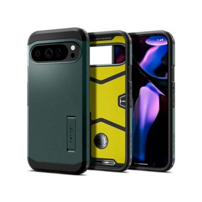 Чехол SPIGEN TOUGH ARMOR для GOOGLE PIXEL 9 PRO XL ABYSS GREEN