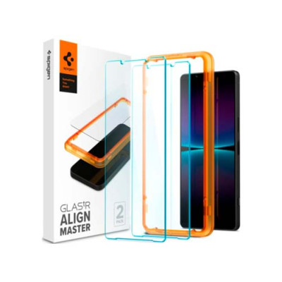Защитное стекло SPIGEN ALM GLAS.TR 2шт для SONY XPERIA 1 VI CLEAR