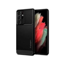 Чехол SPIGEN RUGGED ARMOR для GALAXY S21 ULTRA MATTE BLACK