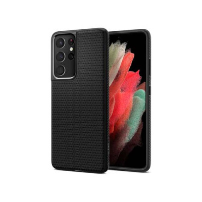 Чехол SPIGEN LIQUID AIR для GALAXY S21 ULTRA MATTE BLACK