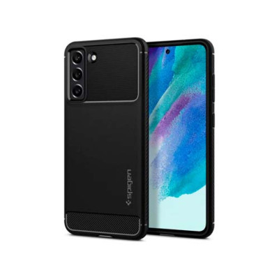 Чехол SPIGEN RUGGED ARMOR для GALAXY S21 FE MATTE BLACK
