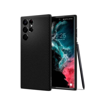 Чехол SPIGEN LIQUID AIR для GALAXY S22 ULTRA MATTE BLACK