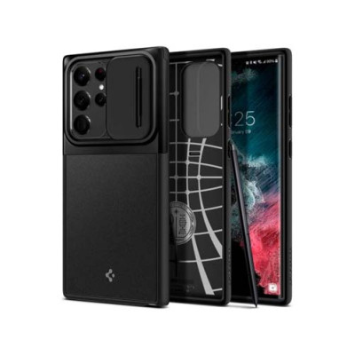 Чехол SPIGEN OPTIK ARMOR для GALAXY S22 ULTRA BLACK