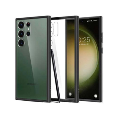 Чехол SPIGEN ULTRA HYBRID для GALAXY S23 ULTRA MATTE BLACK