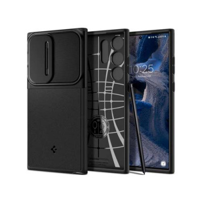 Чехол SPIGEN OPTIK ARMOR для GALAXY S23 ULTRA BLACK