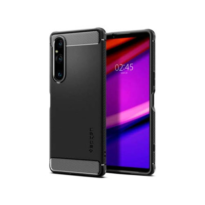 Чехол SPIGEN RUGGED ARMOR для SONY XPERIA 1 V MATTE BLACK