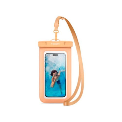 Чехол водонепроницаемый универсальный SPIGEN A601 UNIVERSAL WATERPROOF CASE APRICOT
