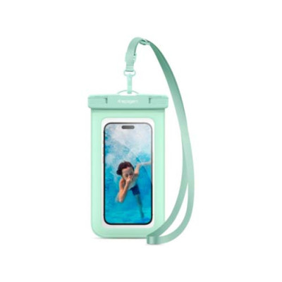 Чехол водонепроницаемый универсальный SPIGEN A601 UNIVERSAL WATERPROOF CASE MINT