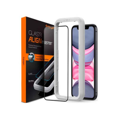 Защитное стекло SPIGEN ALM GLASS FC для IPHONE 11 / XR BLACK