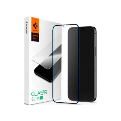 Защитное стекло SPIGEN GLASS FC для IPHONE 12 MINI BLACK