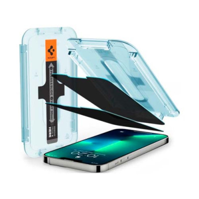 Защитное стекло SPIGEN GLAS.TR ”EZ FIT” 2шт для IPHONE 13 / 13 PRO / 14 PRIVACY