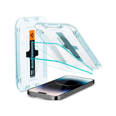 Защитное стекло SPIGEN GLAS.TR ”EZ FIT” 2шт для IPHONE 14 PRO CLEAR