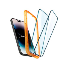 Защитное стекло SPIGEN ALM GLASS FC 2шт для IPHONE 14 PRO BLACK