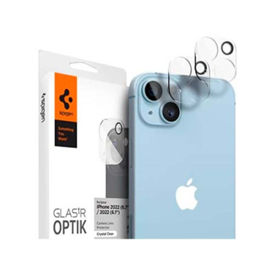 Защитное стекло SPIGEN OPTIK.TR CAMERA PROTECTOR 2шт для IPHONE 14 / 14 PLUS CRYSTAL CLEAR