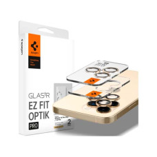 Защитное стекло SPIGEN OPTIK.TR ”EZ FIT” CAMERA PROTECTOR 2шт для IPHONE 14 PRO / 14 PRO MAX GOLD