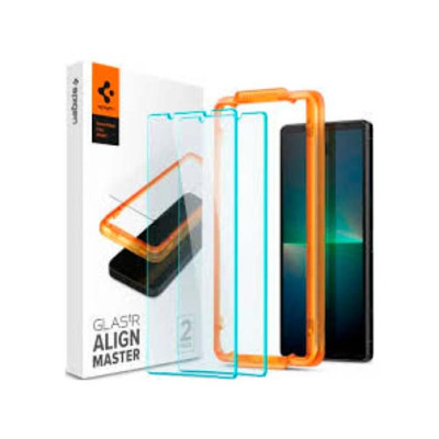 Защитное стекло SPIGEN ALM GLAS.TR SLIM 2шт для SONY XPERIA 1 V CLEAR
