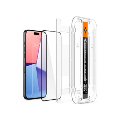 Защитное стекло SPIGEN GLAS.TR ”EZ FIT” FC для IPHONE 15 PRO BLACK