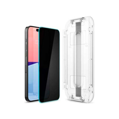 Защитное стекло SPIGEN GLAS.TR ”EZ FIT” для IPHONE 15 PRIVACY