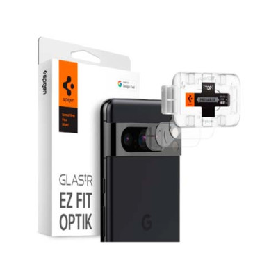 Защитное стекло SPIGEN OPTIK.TR ”EZ FIT” CAMERA PROTECTOR 2шт для GOOGLE PIXEL 8A CLEAR
