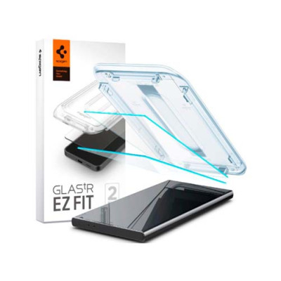 Защитное стекло SPIGEN GLAS.TR ”EZ FIT” 2шт для GALAXY S24 ULTRA CLEAR