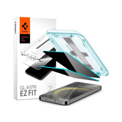 Защитное стекло SPIGEN GLAS.TR ”EZ FIT” 2шт для GALAXY S24 PRIVACY