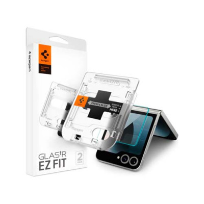 Защитное стекло SPIGEN GLAS.TR ”EZ FIT” 2шт для GALAXY Z FLIP 6 CLEAR