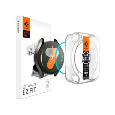 Защитное стекло SPIGEN GLAS.TR ”EZ-FIT” 2шт для GALAXY WATCH 7 (40 MM) CLEAR