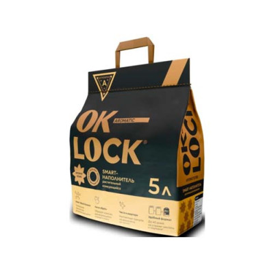 Наполнитель Ok-Lock растительный Кофе 5л