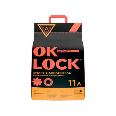 Наполнитель Ok-Lock растительный Персик 11л