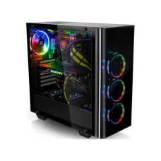 Корпус для компьютера Thermaltake View 21 TG черный без БП ATX 5x120mm 3x140mm 2xUSB3.0 audio bott PSU